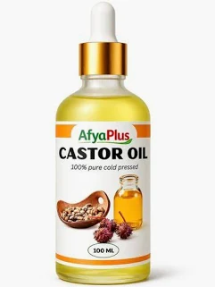 Organic Cold Pressed Clear Castor Oil 100Ml