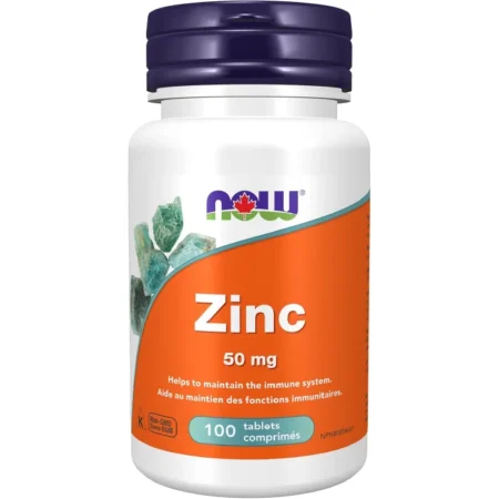 Now Zinc Gluconate 50mg 100 tablets