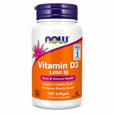 Now Vitamin D3 1000Iu 180S